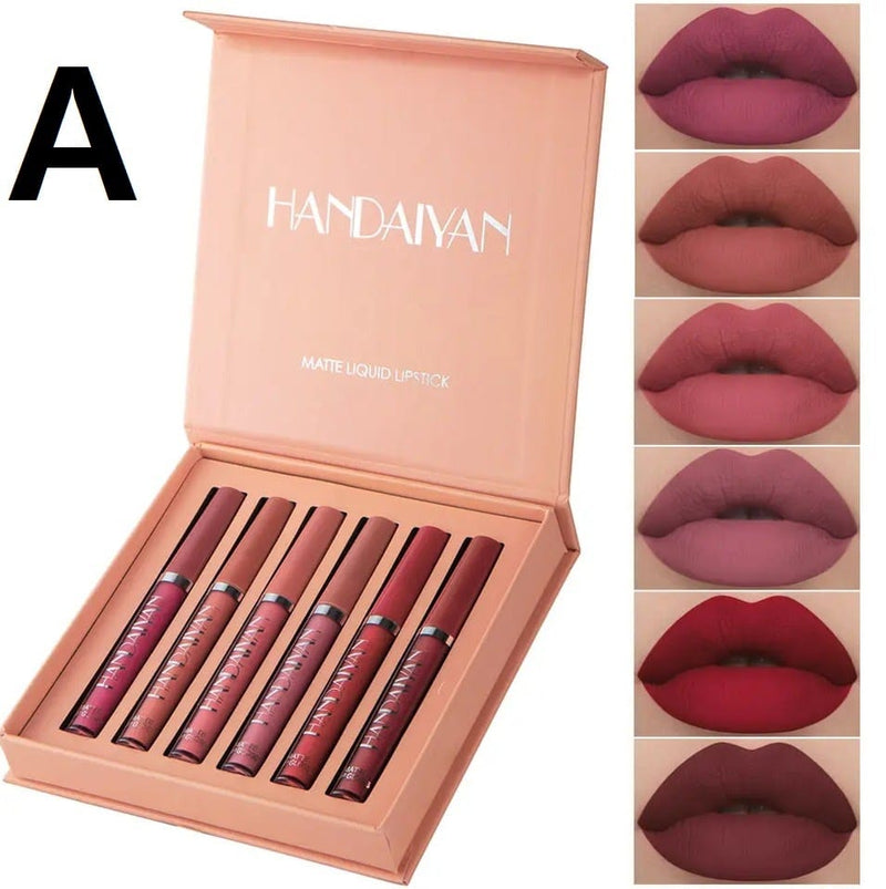 SET LABIALES X6 HANDAIYAN - CADA COLOR CUENTA UNA HISTORIA DE DESEO💄👄