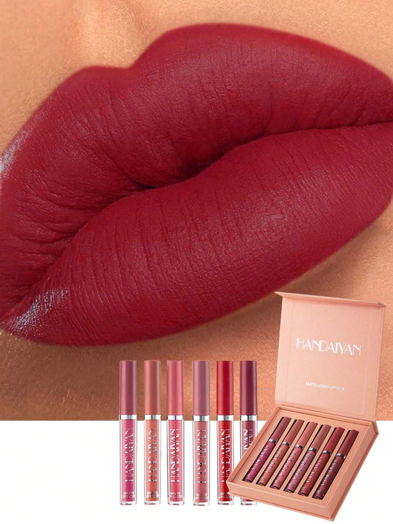 SET LABIALES X6 HANDAIYAN - CADA COLOR CUENTA UNA HISTORIA DE DESEO💄👄
