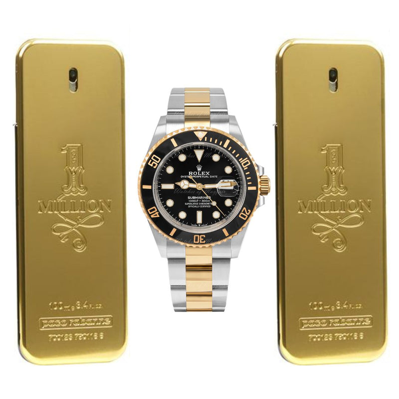PROMOCIÓN - COMPRA 1 E LLEVA 2 [ 1x ROLEX SUBMARINER + 1x PERFUME ONE MILLION] Últimas unidades en stock