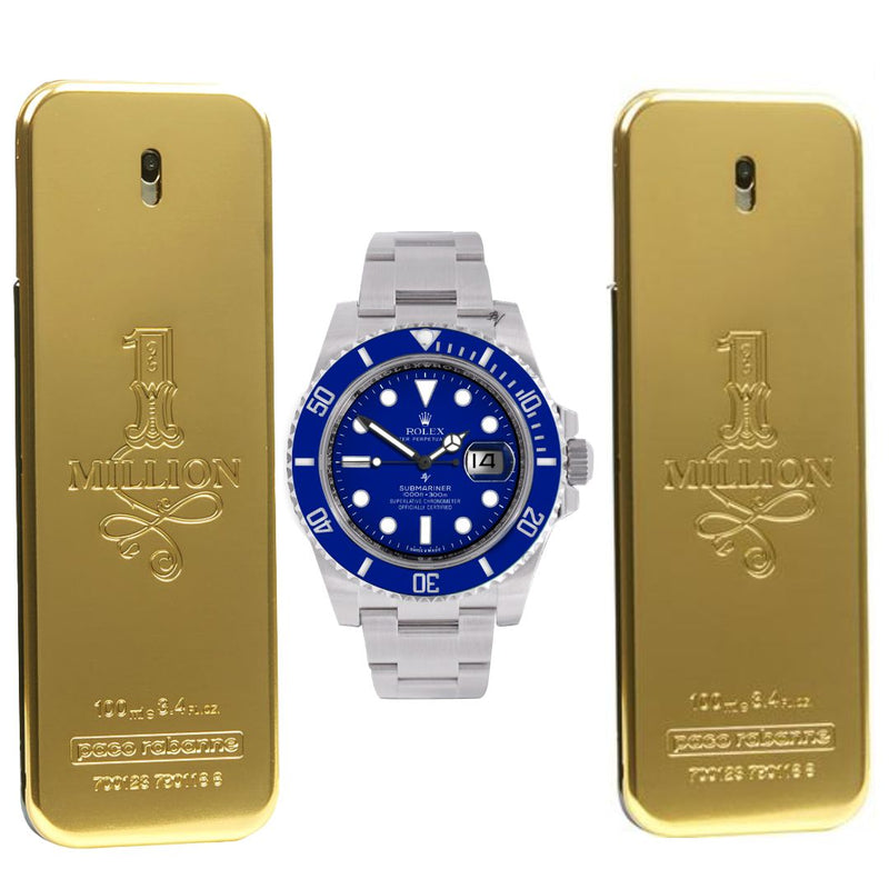 PROMOCIÓN - COMPRA 1 E LLEVA 2 [ 1x ROLEX SUBMARINER + 1x PERFUME ONE MILLION] Últimas unidades en stock