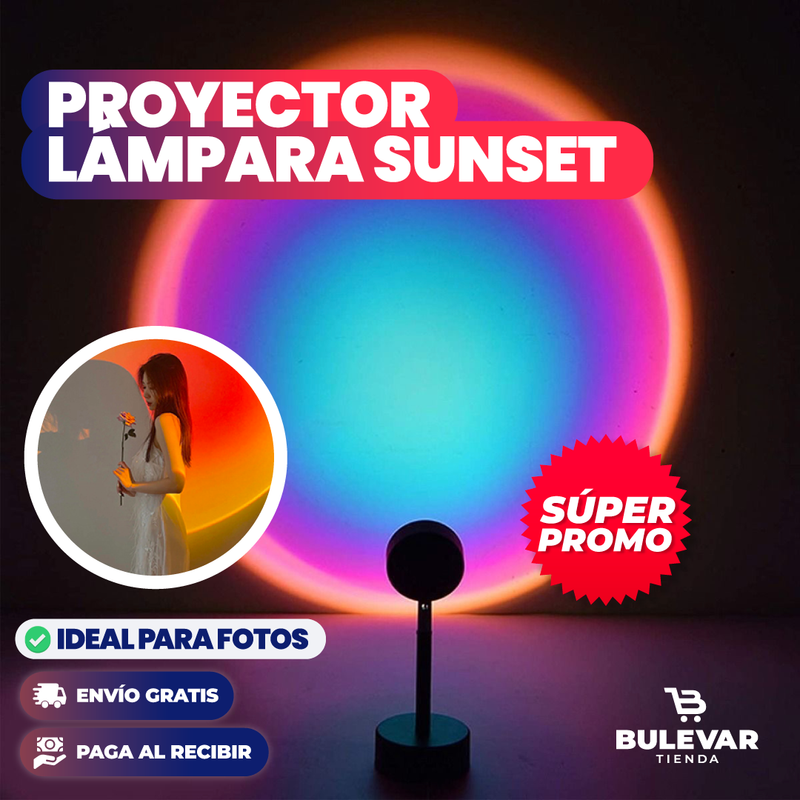 PROYECTOR LÁMPARA SUNSET