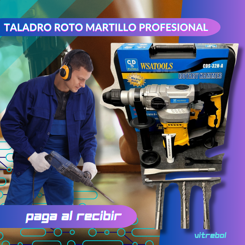 Taladro Roto Martillo Profesional