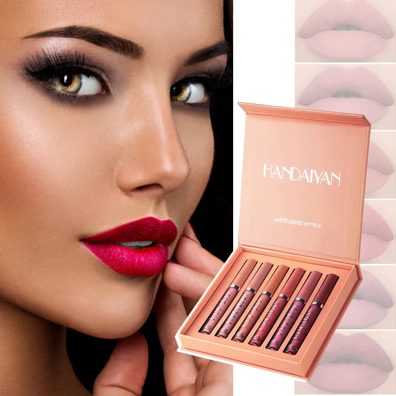 SET LABIALES X6 HANDAIYAN - CADA COLOR CUENTA UNA HISTORIA DE DESEO💄👄