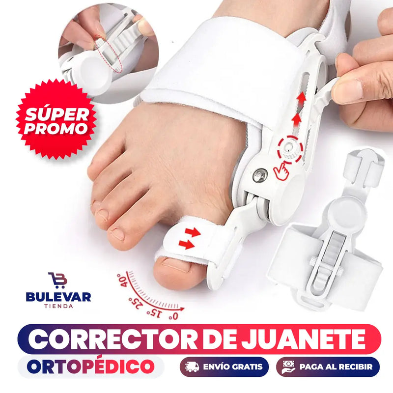 CORRECTOR DE JUANETE 2X1 ORTOPÉDICO