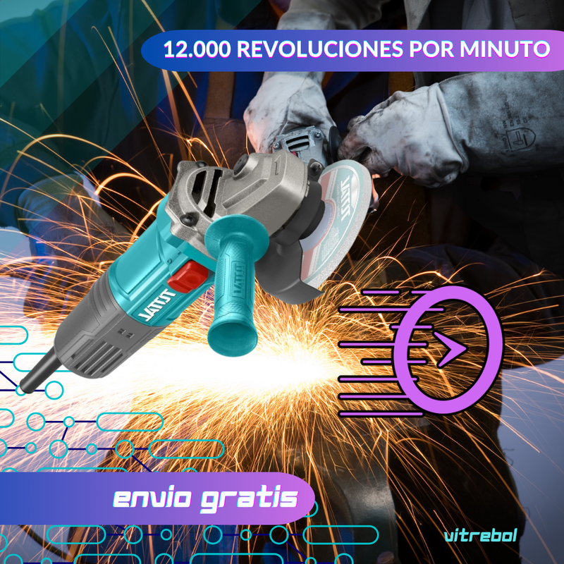 Pulidora de 710w Industrial Marca Total