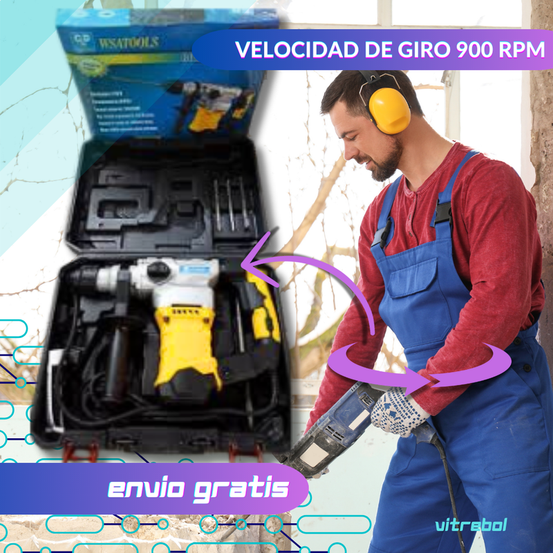 Taladro Roto Martillo Profesional