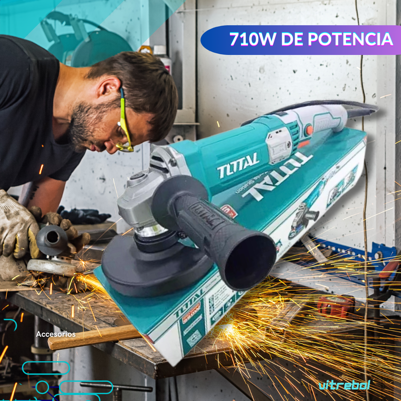 Pulidora de 710w Industrial Marca Total