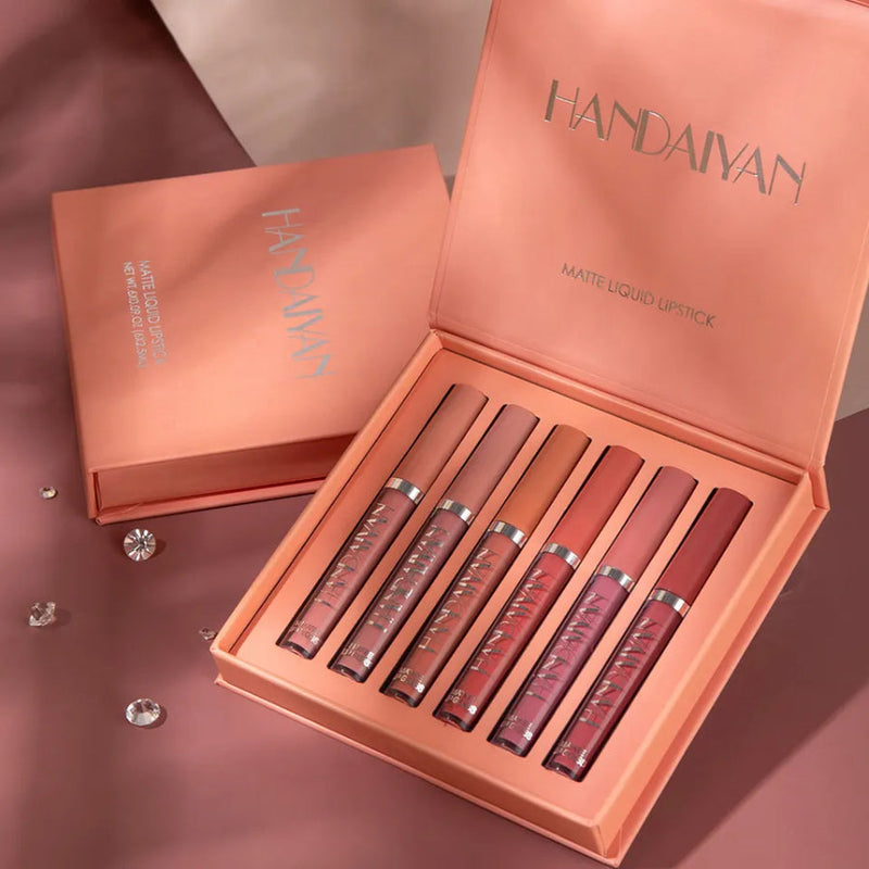 SET LABIALES X6 HANDAIYAN - CADA COLOR CUENTA UNA HISTORIA DE DESEO💄👄