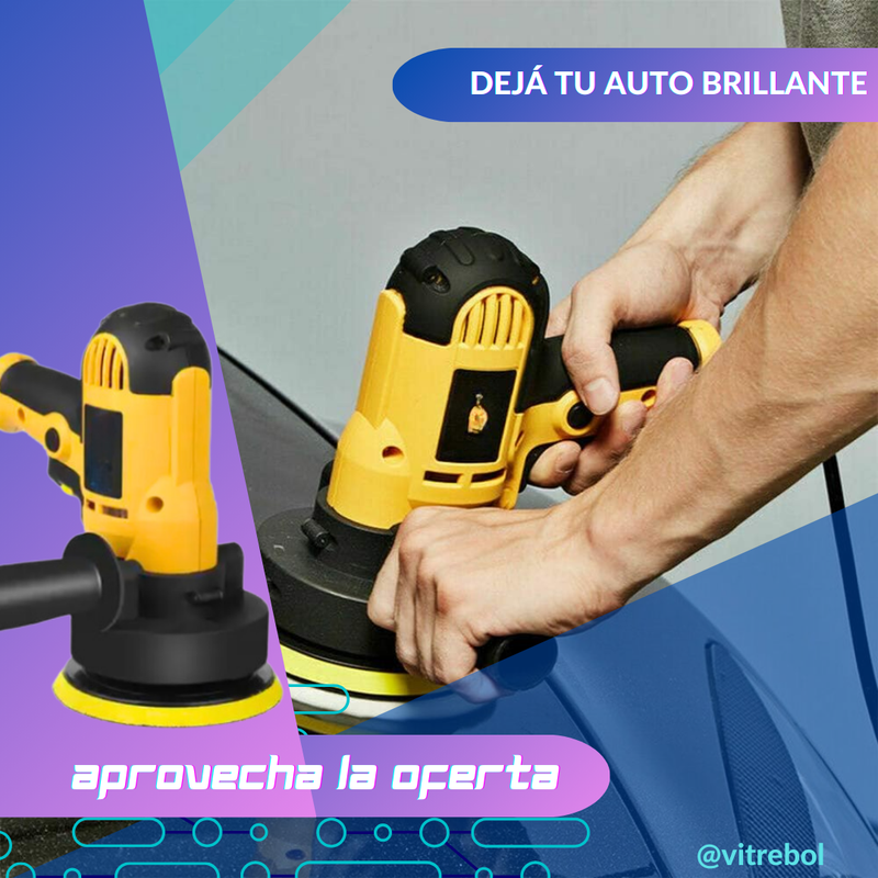 Máquina Pulidora Eléctrica de 600W: POLIHER - Auto Siempre Brilloso.