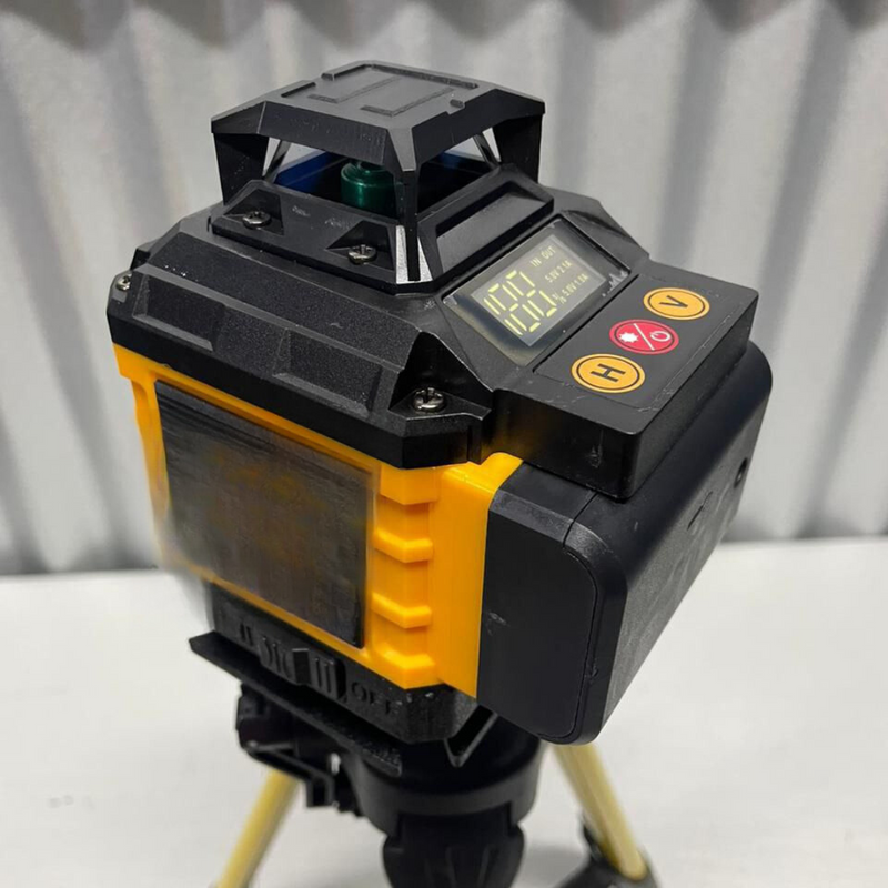 Precisión Perfecta con el Nivel Láser de 16 Líneas y Trípode Autonivelante