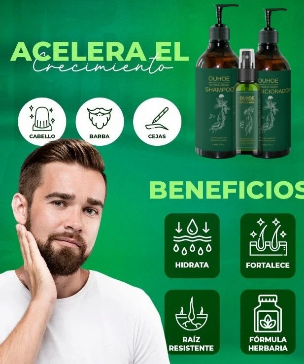 Tratamiento Completo - Shampoo + acondiconador + Tonico OUHOE