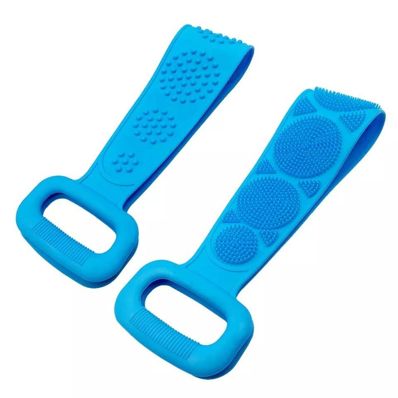 Esponja Silicone Massageadora Escova Banho Lava Corpo Todo Bucha Esfoliação