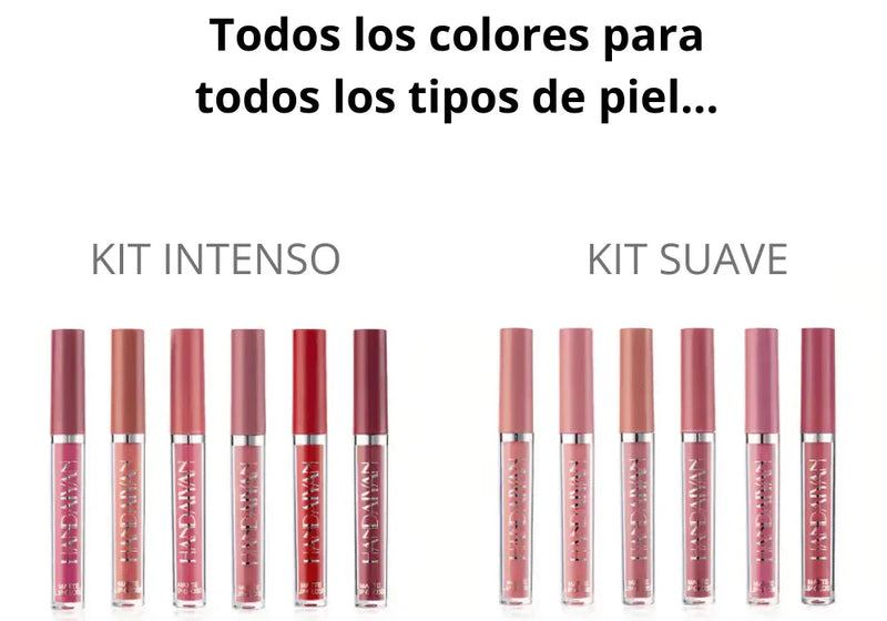 SET LABIALES X6 HANDAIYAN - CADA COLOR CUENTA UNA HISTORIA DE DESEO💄👄